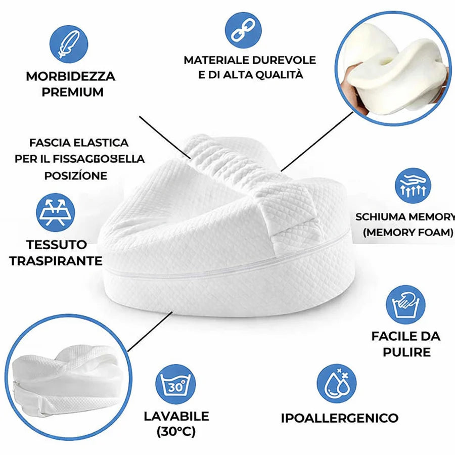 Cuscino Ortopedico Gambe Notti Senza Dolore